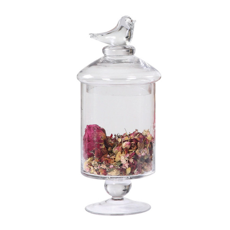 Ваза Glass Vase With Lid Ваза Glass Vase With Lid в Волгограде | Loft Concept
