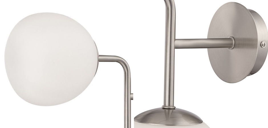 Бра Tiepolo Ball Sconces Double nickel Бра Tiepolo Ball Sconces Double nickel - Loft-Concept в Волгограде