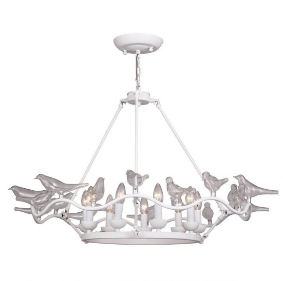 Люстра Dove Chandelier Glass Bird White Белый Люстра Dove Chandelier Glass Bird White Белый в Волгограде | Loft Concept