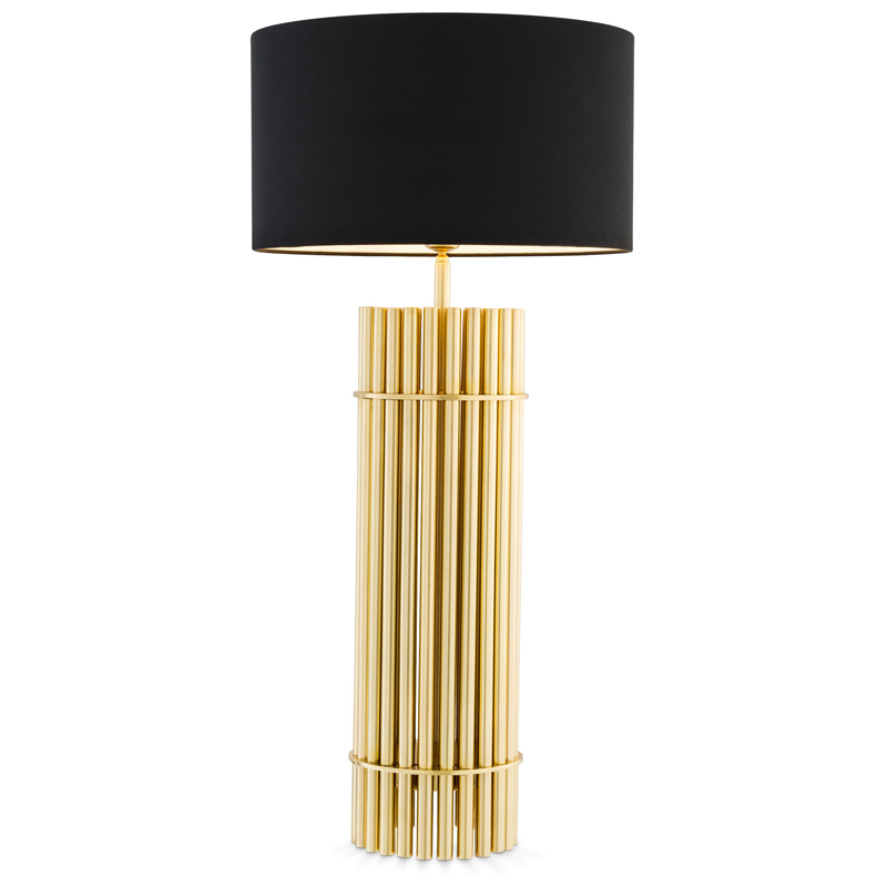 Настольная лампа Eichholtz Table Lamp Reef Латунь Черный Настольная лампа Eichholtz Table Lamp Reef Латунь Черный в Волгограде | Loft Concept
