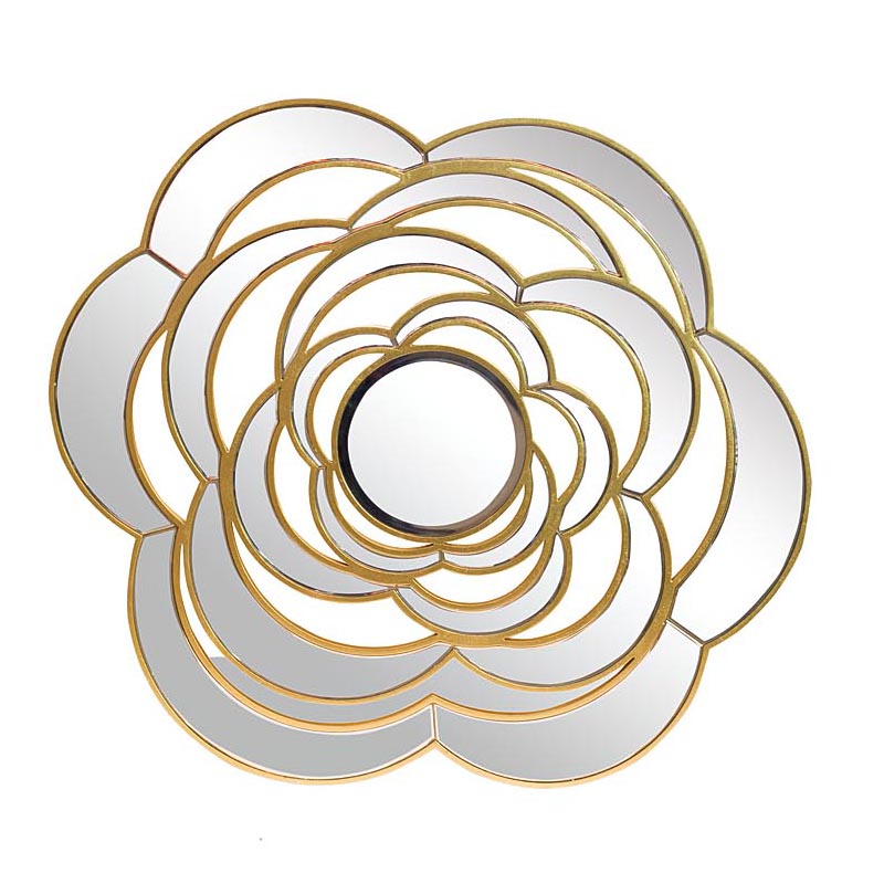 Зеркало Mirrored Flower Gold Золотой в Волгограде | Loft Concept 