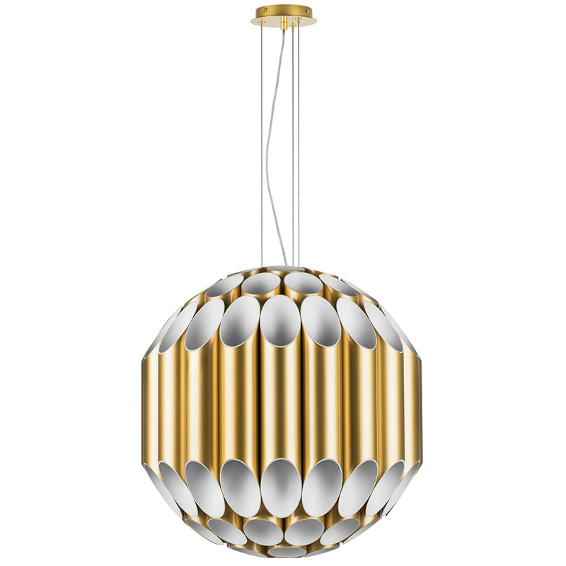 Люстра Garbi Gold Pipe Organ Chandelier 80 Золотой Белый Люстра Garbi Gold Pipe Organ Chandelier 80 Золотой Белый в Волгограде | Loft Concept