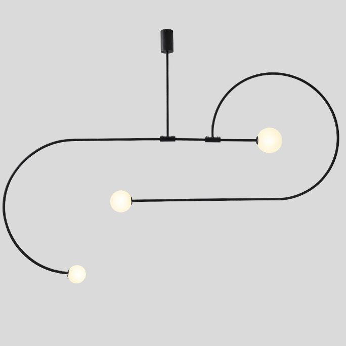 Люстра Fontana Amorosa Three Vortex Black Черный Белый Люстра Fontana Amorosa Three Vortex Black Черный Белый в Волгограде | Loft Concept