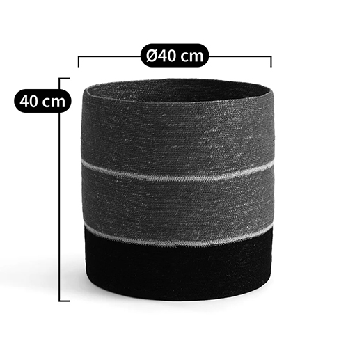 Плетеная корзина в полоску Iweala Wicker Basket в Волгограде