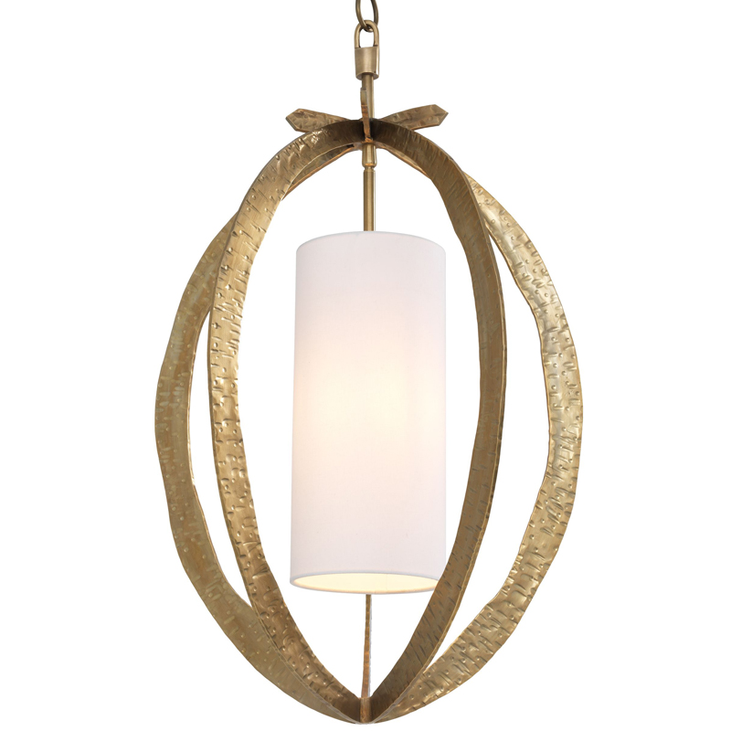 Подвесной светильник Eichholtz Chandelier Luciano brass Латунь Белый Подвесной светильник Eichholtz Chandelier Luciano brass Латунь Белый в Волгограде | Loft Concept