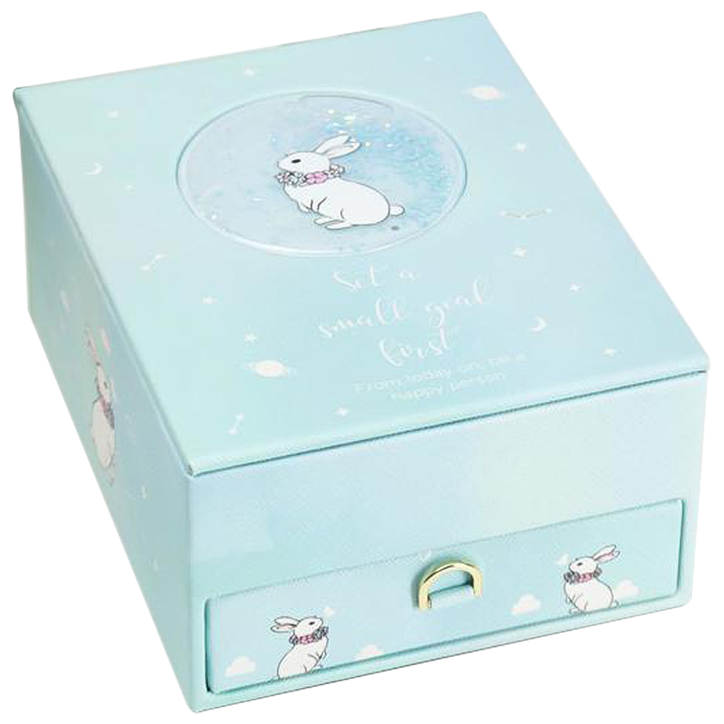 Шкатулка White Rabbits Box Бирюзовый Шкатулка White Rabbits Box Бирюзовый в Волгограде | Loft Concept