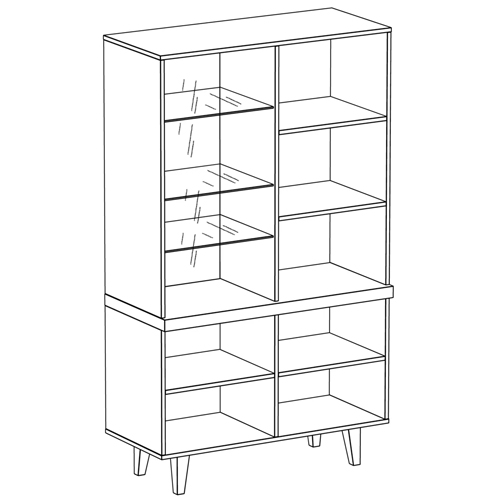 Шкаф-буфет Arden Mirror Cupboard в Волгограде