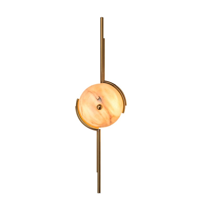Бра Chelsom Limited Wall Lamp Marble Латунь Бра Chelsom Limited Wall Lamp Marble Латунь в Волгограде | Loft Concept