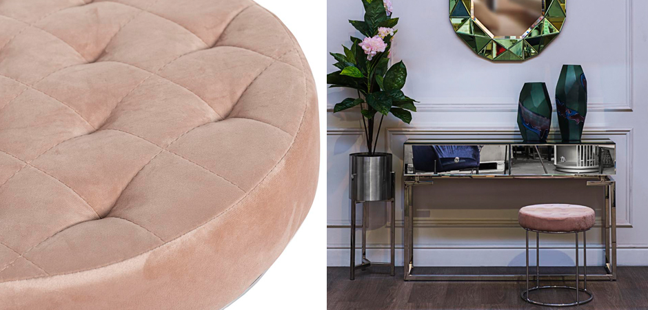 Пуф Rhombus Velours Pink Пуф Rhombus Velours Pink - Loft-Concept в Волгограде