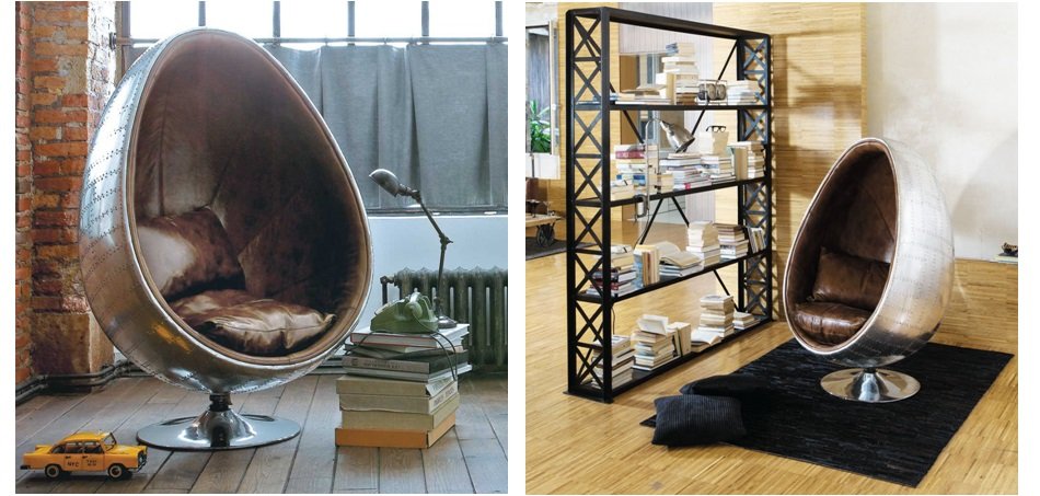 Кресло яйцо Aviator Egg Chair Кресло яйцо Aviator Egg Chair - Loft-Concept в Волгограде