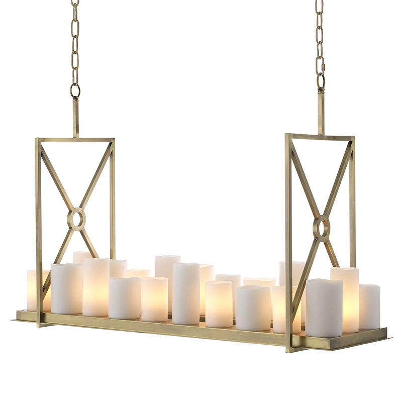 Люстра Eichholtz Chandelier Commodore Латунь Белый Прозрачное Стекло Люстра Eichholtz Chandelier Commodore Латунь Белый Прозрачное Стекло в Волгограде | Loft Concept