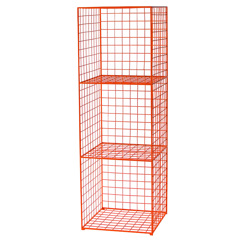 Стеллаж Carney Orange Industrial Metal Rust Rack Оранжевый Стеллаж Carney Orange Industrial Metal Rust Rack Оранжевый в Волгограде | Loft Concept
