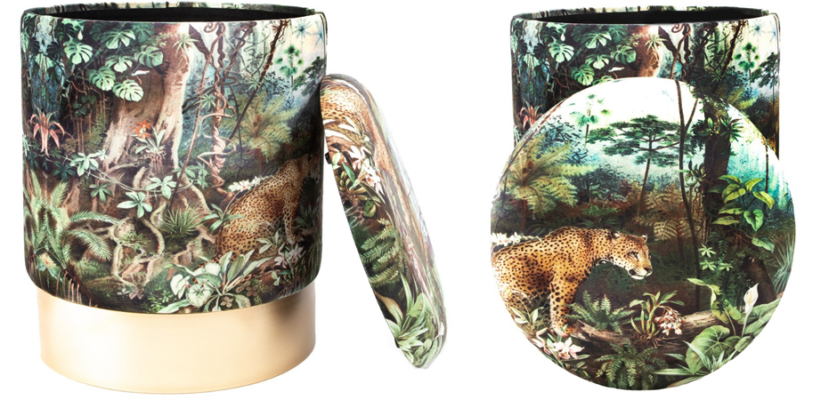 Пуф PUF Jungle Print lynx Пуф PUF Jungle Print lynx - Loft-Concept в Волгограде
