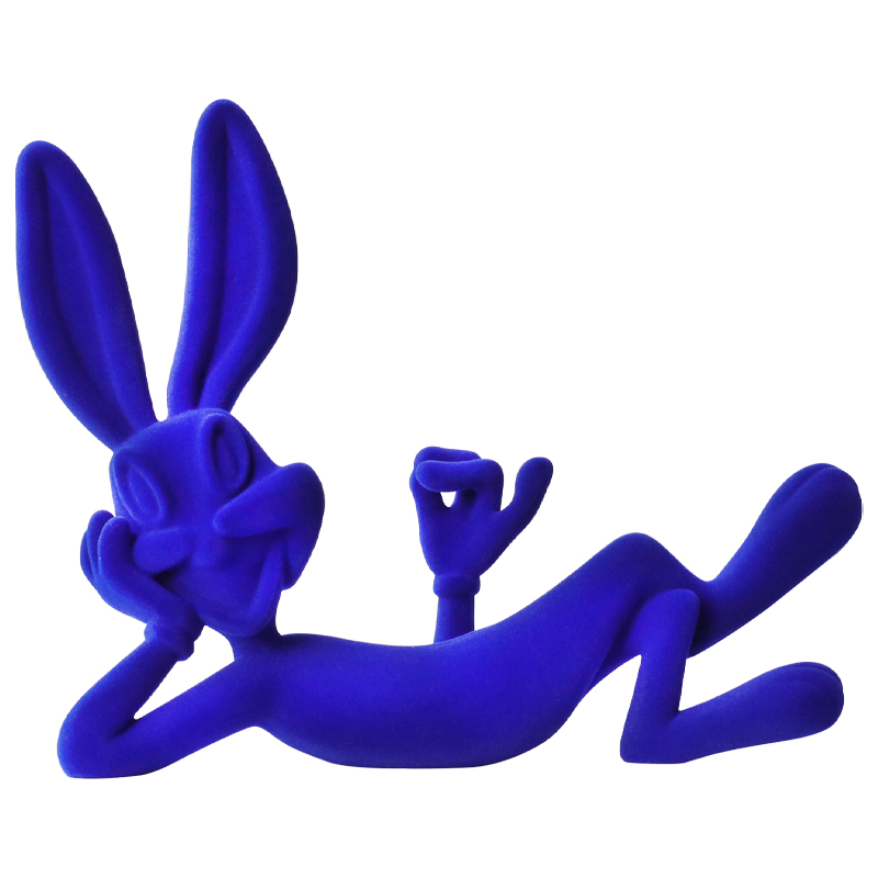 Декоративная статуэтка синий флок Bugs Bunny Blue Statuette Синий Декоративная статуэтка синий флок Bugs Bunny Blue Statuette Синий в Волгограде | Loft Concept