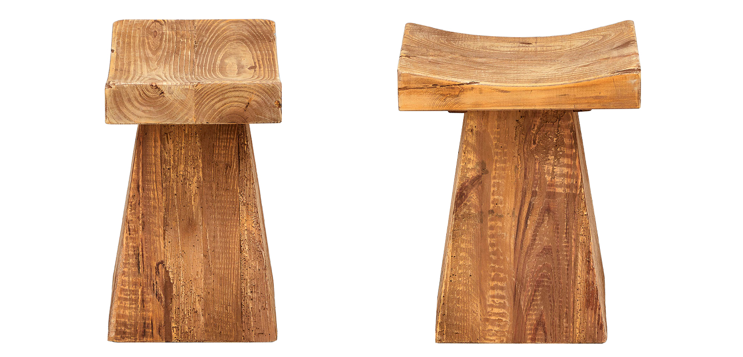 Табурет из массива сосны Sama Wood Tabouret - фото №1