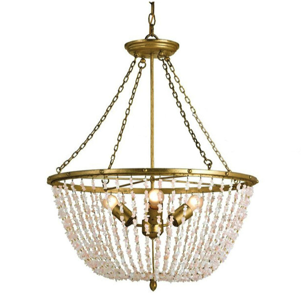 Люстра White Stone Chandelier Белый Люстра White Stone Chandelier Белый в Волгограде | Loft Concept