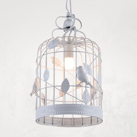 Подвесной светильник BIRDCAGE CHANDELIER Белый в Волгограде | Loft Concept 
