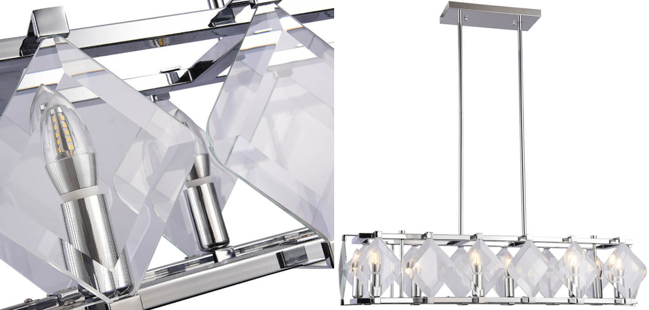 Люстра Glass Rhombus Lighting Люстра Glass Rhombus Lighting - Loft-Concept в Волгограде