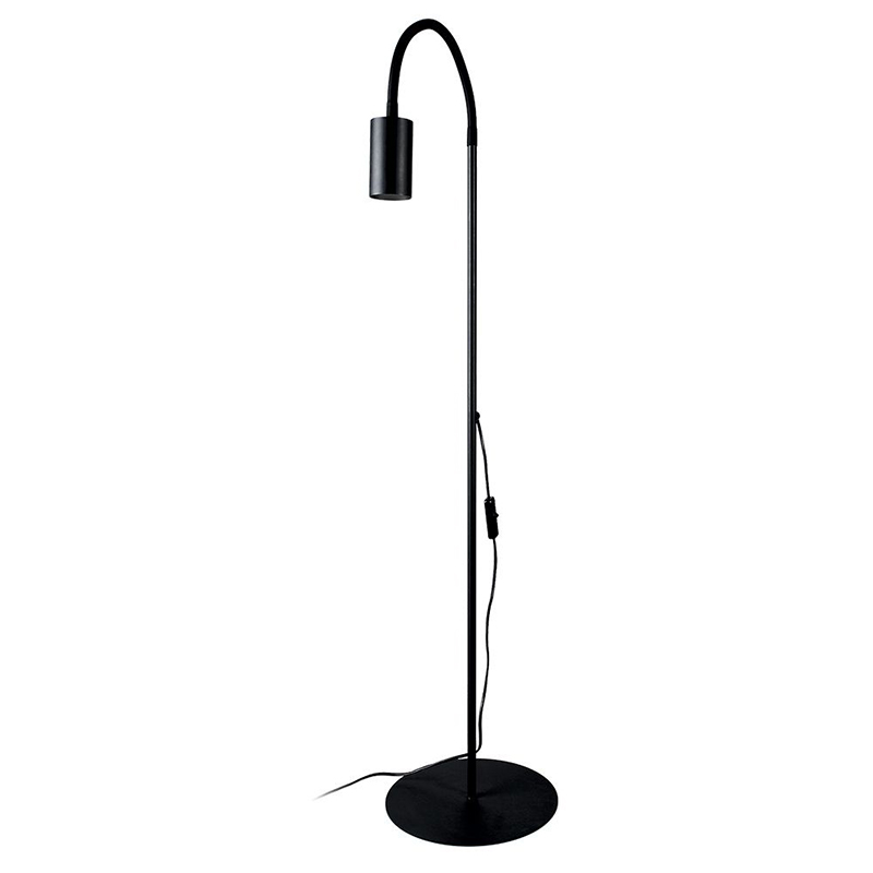 Торшер Noor Trumpet Floor Lamp black Черный в Волгограде | Loft Concept 