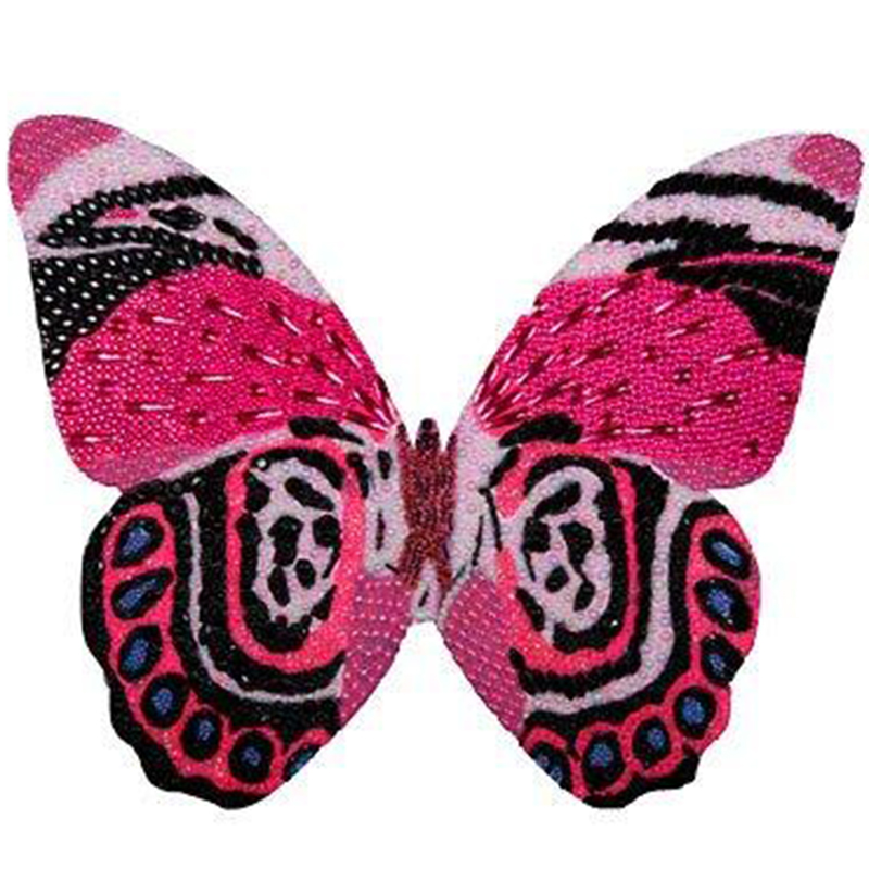 Картина "Pink and Black Mini Butterfly Cut Out" Мульти Картина "Pink and Black Mini Butterfly Cut Out" Мульти в Волгограде | Loft Concept