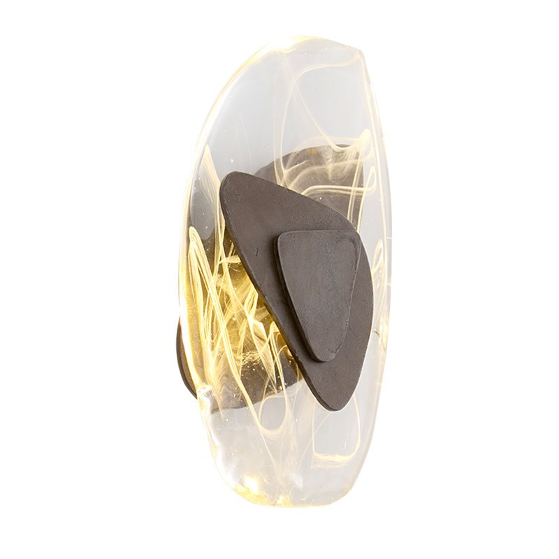 Бра Transparent Pebbles Sconces Темная бронза Прозрачный Бра Transparent Pebbles Sconces Темная бронза Прозрачный в Волгограде | Loft Concept