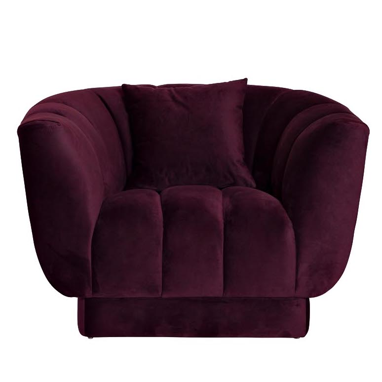 Кресло Miss Armchair Пурпурно-фиолетовый Кресло Miss Armchair Пурпурно-фиолетовый в Волгограде | Loft Concept