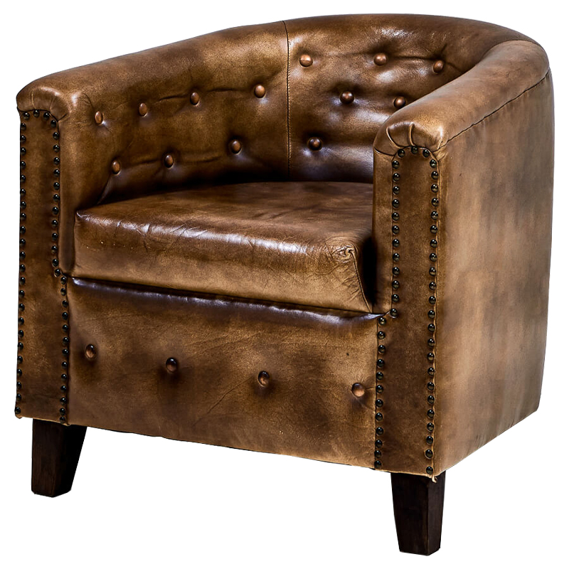 Кресло Grantham Chair Коричневый винтаж Кресло Grantham Chair Коричневый винтаж в Волгограде | Loft Concept