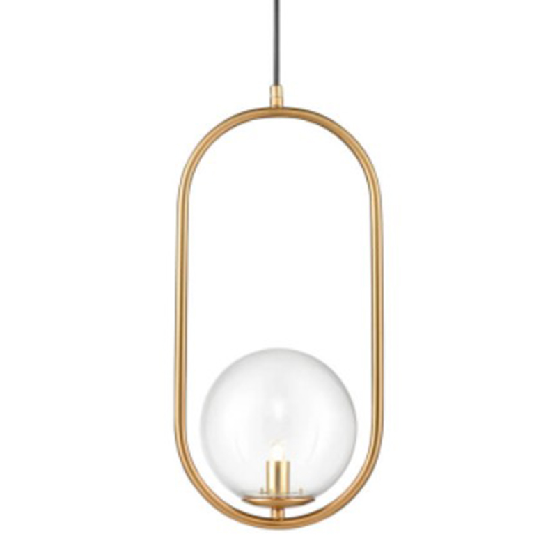 Подвесной светильник B.LUX C Ball oval gold Золотой Прозрачное Стекло Подвесной светильник B.LUX C Ball oval gold Золотой Прозрачное Стекло в Волгограде | Loft Concept