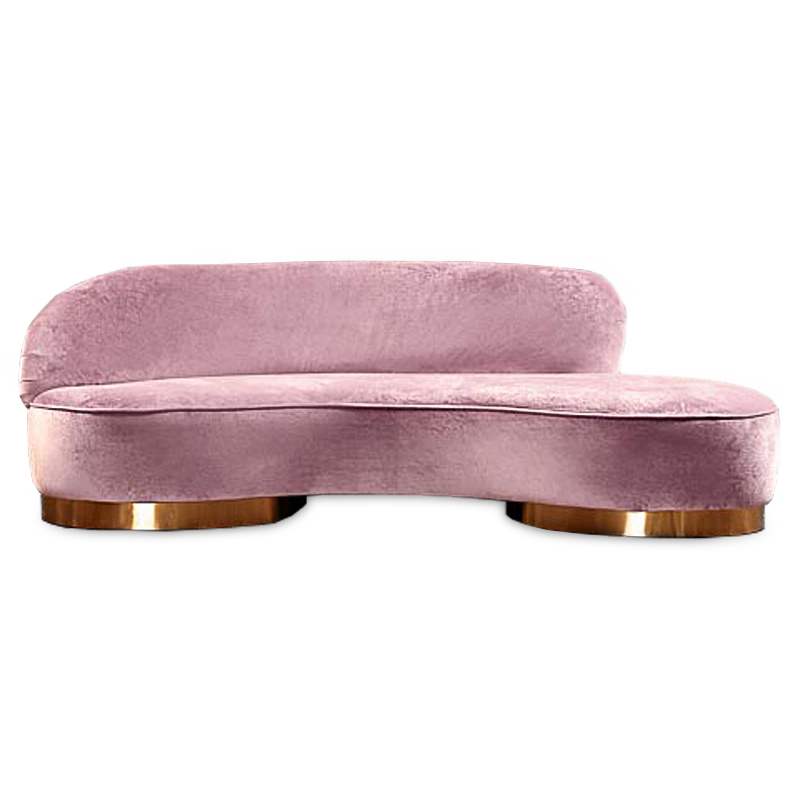 Диван Pink Marshmallows Softness Розовый Глянцевое золото Диван Pink Marshmallows Softness Розовый Глянцевое золото в Волгограде | Loft Concept