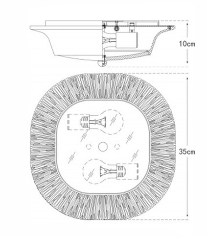 Потолочный светильник Utopia Round Sconce Gold Потолочный светильник Utopia Round Sconce Gold в Волгограде