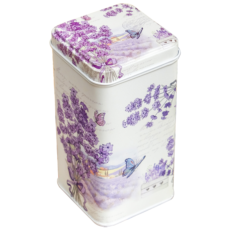 Шкатулка металлическая Lavender Bouquet Metal Box Бежевый Сиреневый Мульти Шкатулка металлическая Lavender Bouquet Metal Box Бежевый Сиреневый Мульти в Волгограде | Loft Concept