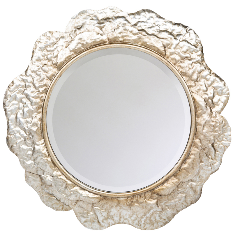 Зеркало Chlodio Crumpled Silver Mirror  в Волгограде | Loft Concept 