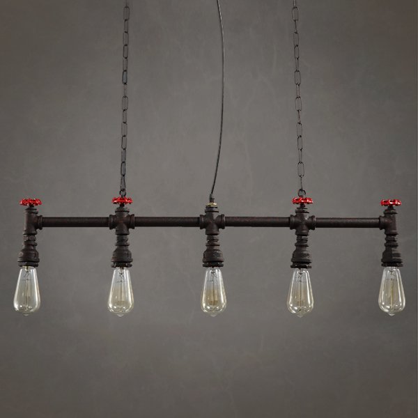 Подвесной светильник Loft Red Water Tap Pendant 5 Черный Подвесной светильник Loft Red Water Tap Pendant 5 Черный в Волгограде | Loft Concept
