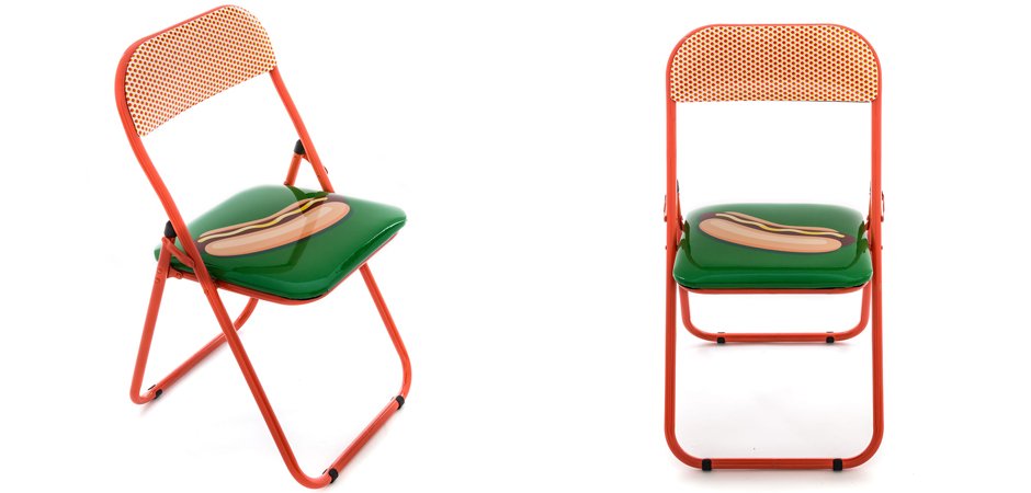 Стул Seletti Folding Chair Hot Dog Стул Seletti Folding Chair Hot Dog - Loft-Concept в Волгограде