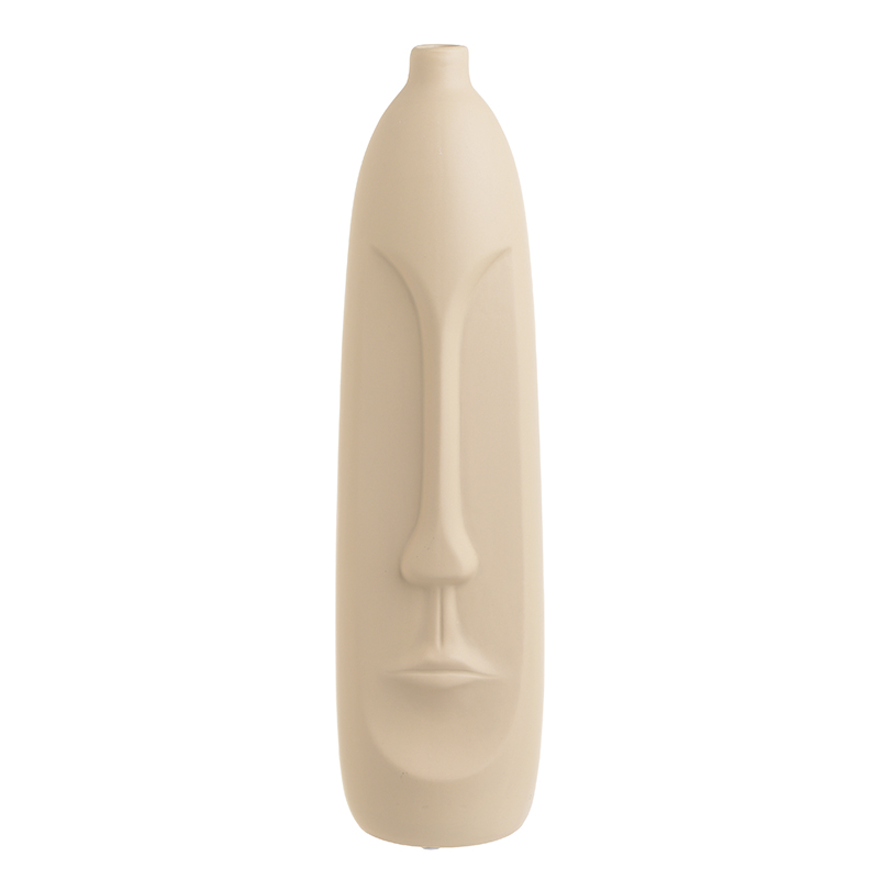 Ваза Face Ceramic Vase Бежевый Ваза Face Ceramic Vase Бежевый в Волгограде | Loft Concept