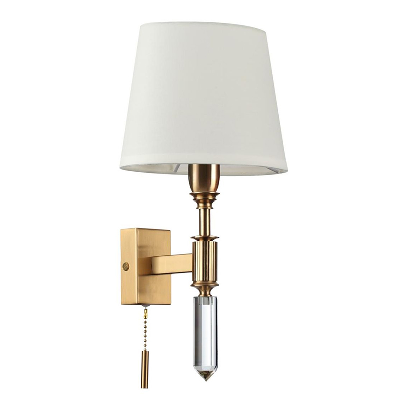 Бра Ramona White Wall Lamp Бронза Белый Бра Ramona White Wall Lamp Бронза Белый в Волгограде | Loft Concept