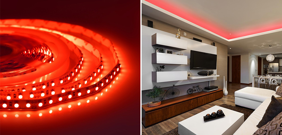 Светодиодная лента 4,8W/m 60LED/m 3528SMD красный 5M Светодиодная лента 4,8W/m 60LED/m 3528SMD красный 5M - Loft-Concept в Волгограде