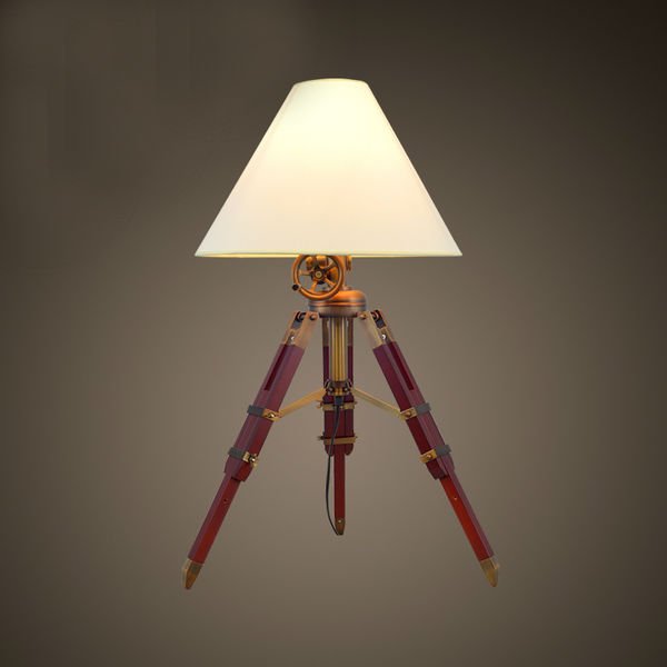 Настольная лампа Table Standing Lamp Red Бургундский красный Настольная лампа Table Standing Lamp Red Бургундский красный в Волгограде | Loft Concept