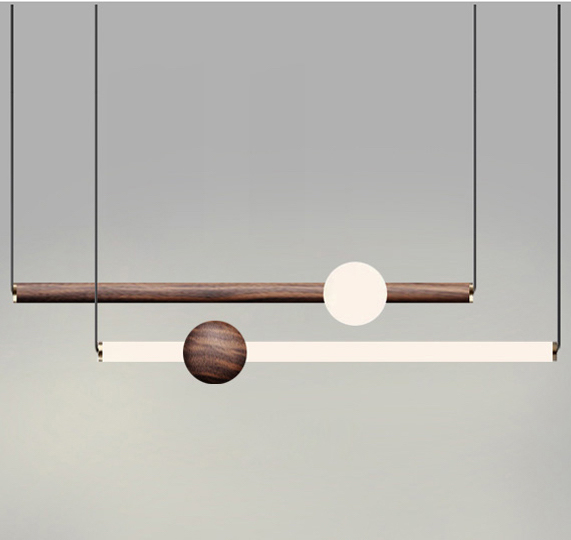Люстра ORION GLOBE LIGHT wood Коричневый Белый Люстра ORION GLOBE LIGHT wood Коричневый Белый в Волгограде | Loft Concept