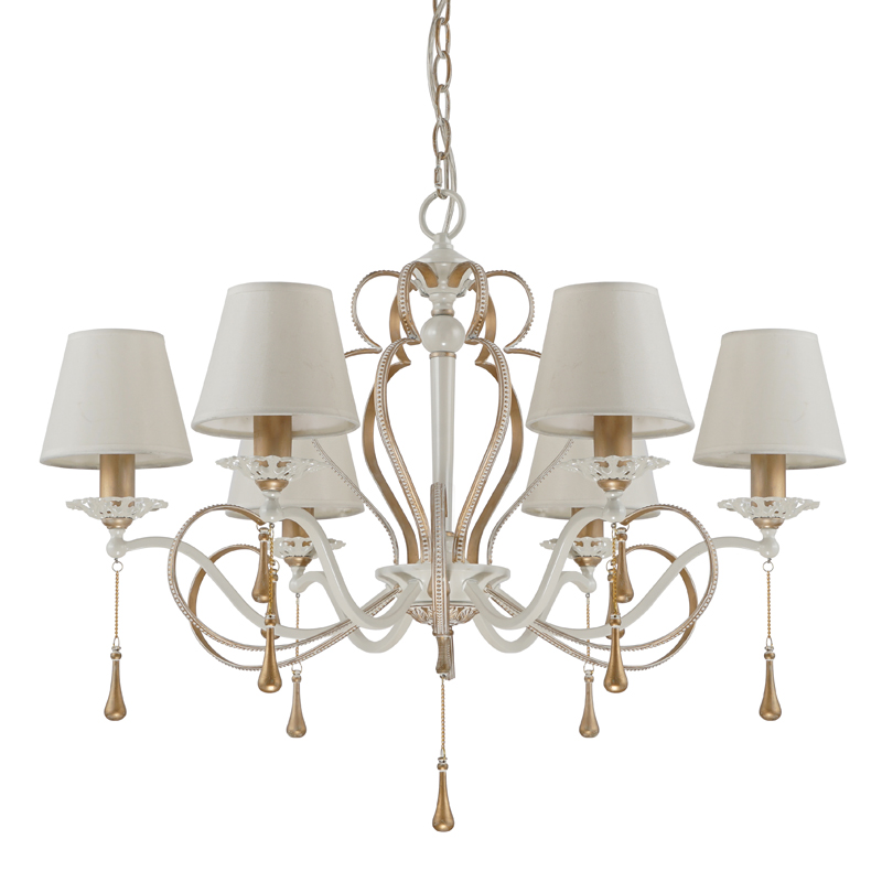 Люстра Batiste Chandelier 71 Золотой Белый Люстра Batiste Chandelier 71 Золотой Белый в Волгограде | Loft Concept