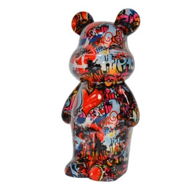 Статуэтка Graffiti Bear red Мульти Статуэтка Graffiti Bear red Мульти в Волгограде | Loft Concept