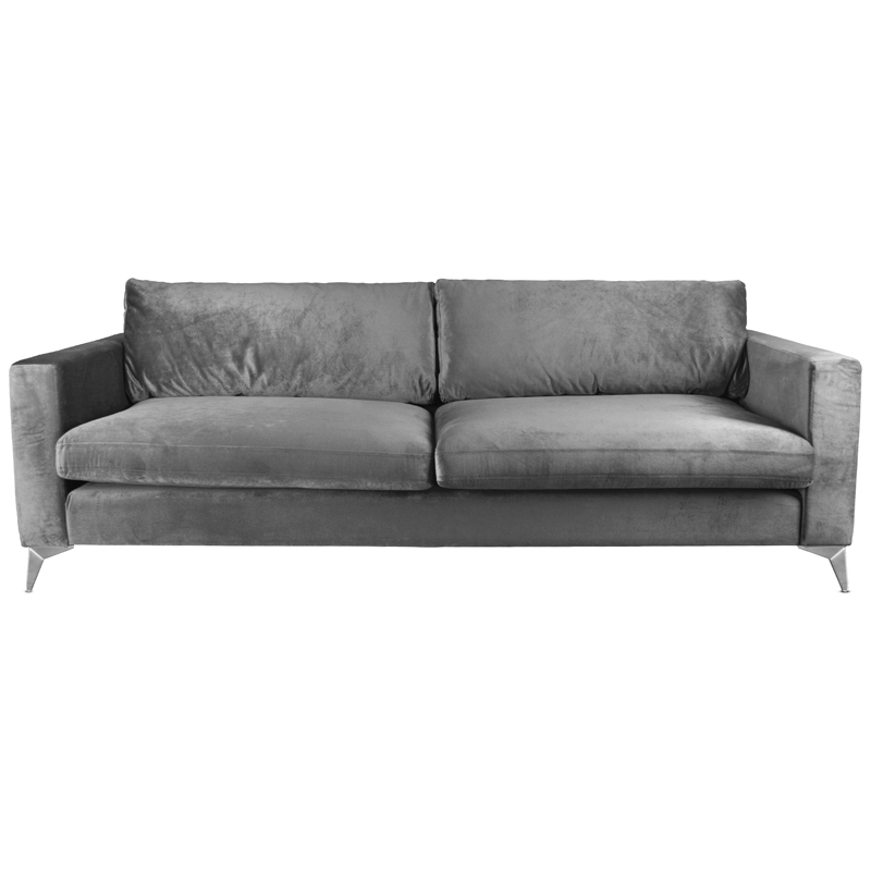 Диван Стокгольм Stockholm Sofa Серый Нержавеющая сталь Диван Стокгольм Stockholm Sofa Серый Нержавеющая сталь в Волгограде | Loft Concept