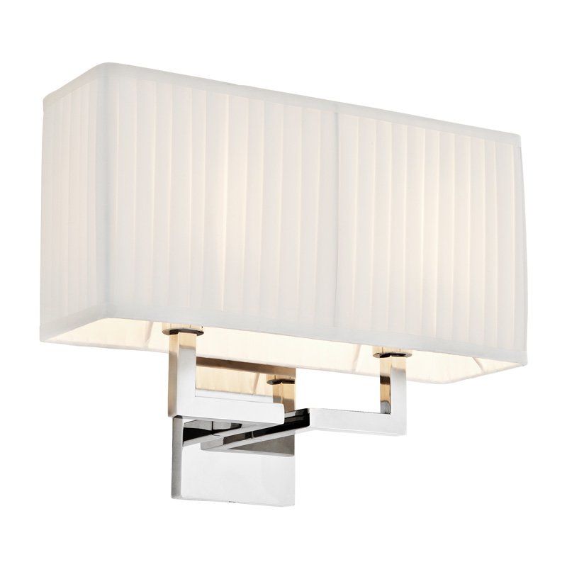 Бра Wall Lamp Westbrook Nickel Никель Белый Бра Wall Lamp Westbrook Nickel Никель Белый в Волгограде | Loft Concept