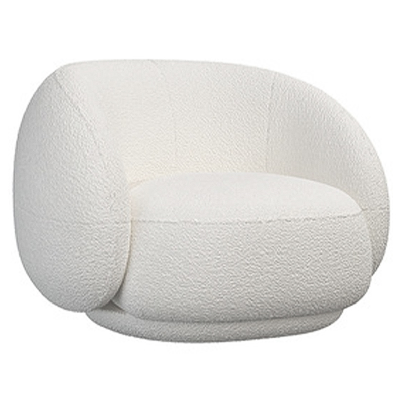 Кресло Irwin White Boucle Collection Armchair Белый Кресло Irwin White Boucle Collection Armchair Белый в Волгограде | Loft Concept