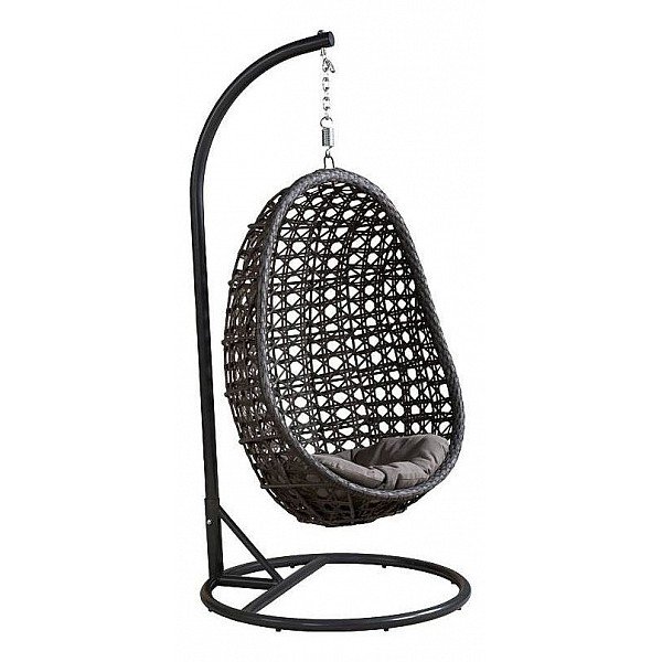 Подвесное уличное кресло Egg Avo Серый Графит Подвесное уличное кресло Egg Avo Серый Графит в Волгограде | Loft Concept