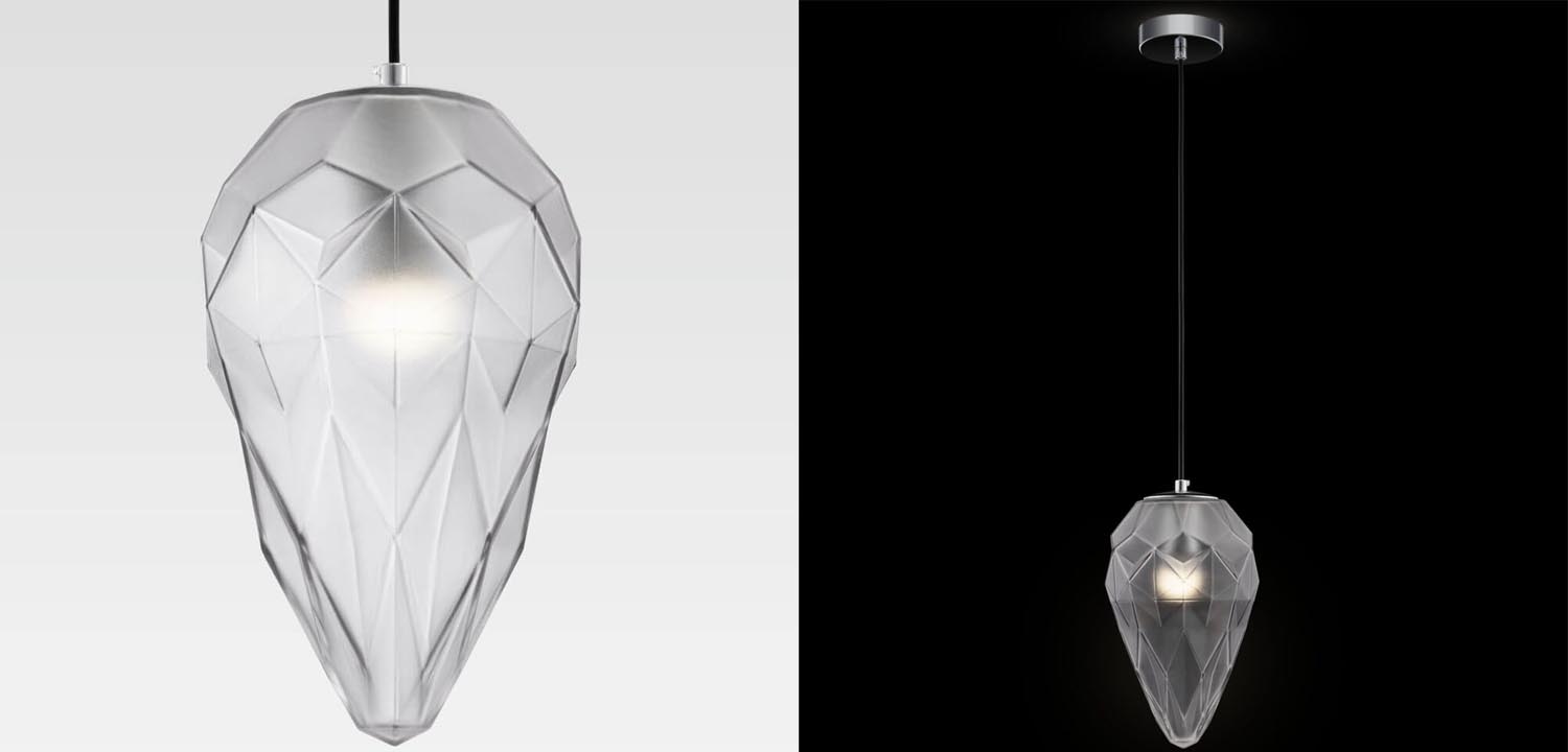 Подвесной светильник Jewel Athena grey 18 - фото