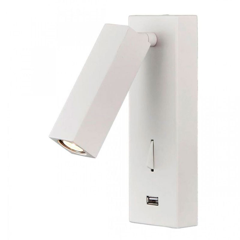 Бра Chelsom WALL LED DOCK White USB Белый Бра Chelsom WALL LED DOCK White USB Белый в Волгограде | Loft Concept