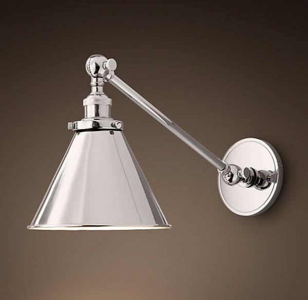 Бра 20TH C Library Single Sconce silver  в Волгограде | Loft Concept 