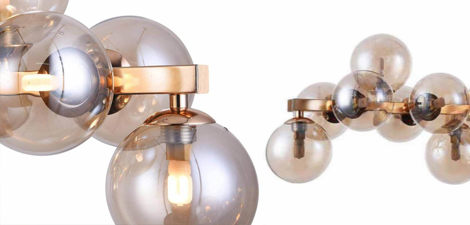 Люстра Berries Chandelier Rectangle Amber 120 Люстра Berries Chandelier Rectangle Amber 120 - Loft-Concept в Волгограде