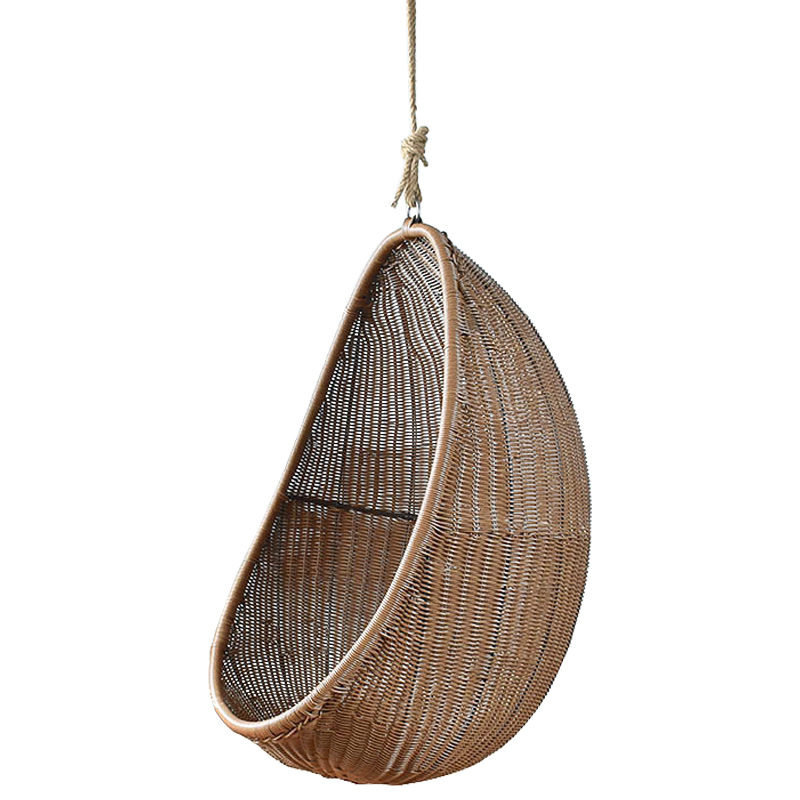 Кресло Wicker Egg Chair Коричневый Кресло Wicker Egg Chair Коричневый в Волгограде | Loft Concept